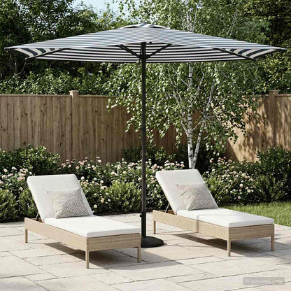 Sombrilla De Jardín 300 X 300 Cm Poliéster Rectangular