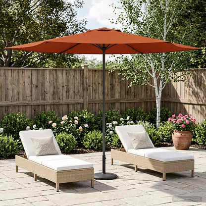 Sombrilla De Jardín 300 X 300 Cm Poliéster Rectangular