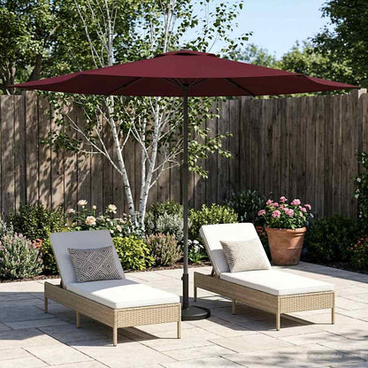 Sombrilla De Jardín 300 X 300 Cm Poliéster Rectangular