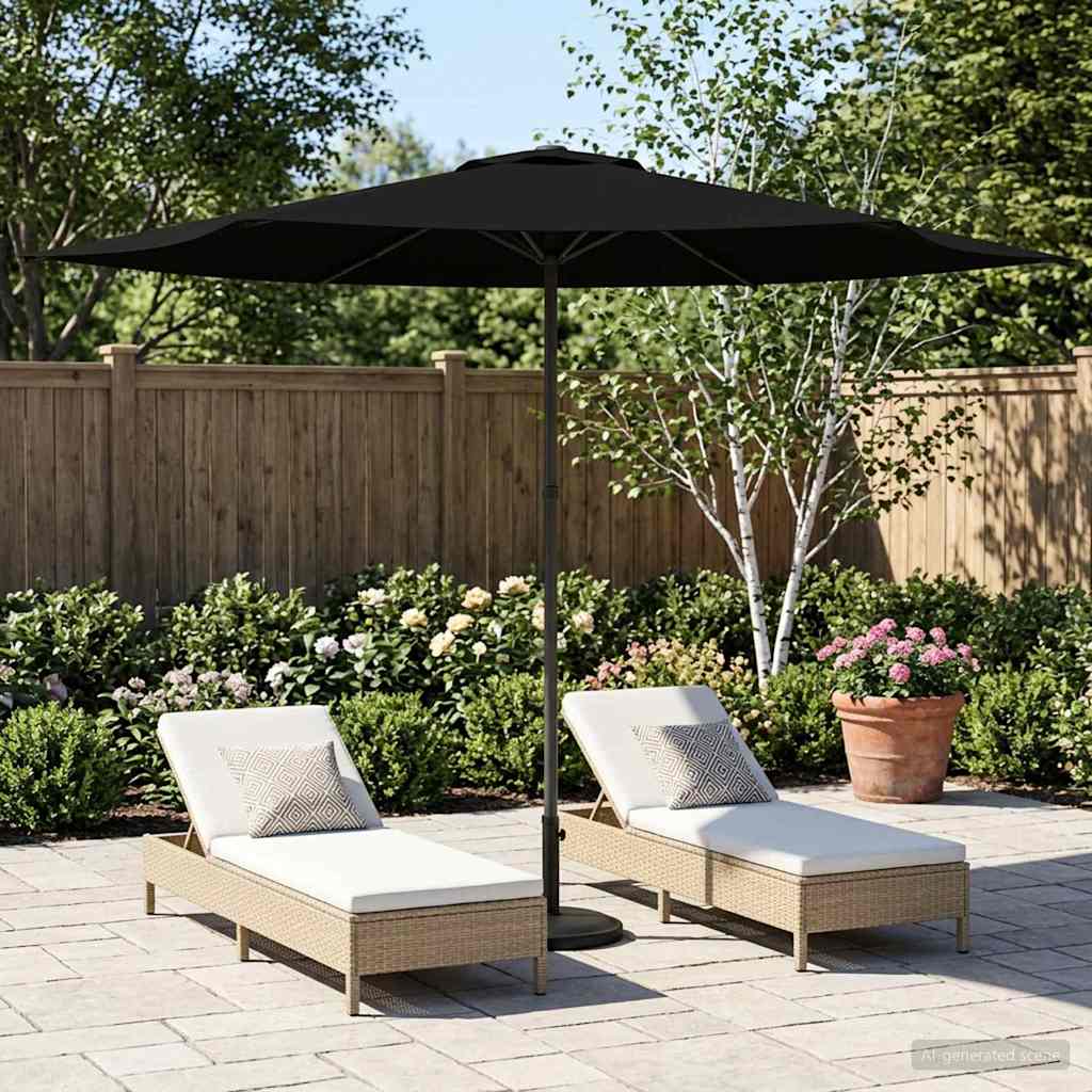 Sombrilla De Jardín 300 X 300 Cm Poliéster Rectangular