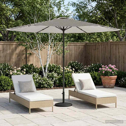 Sombrilla De Jardín 300 X 300 Cm Poliéster Rectangular