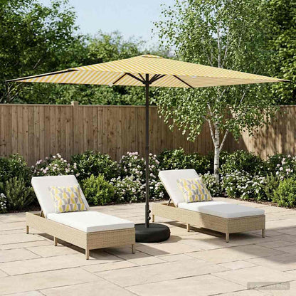 Sombrilla De Jardín 300 X 300 Cm Poliéster Rectangular