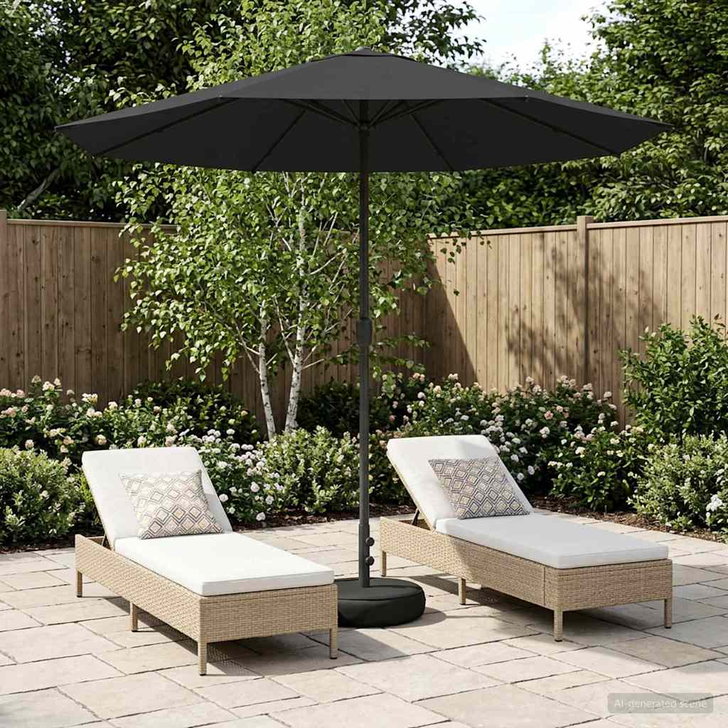 Sombrilla De Jardín 300 X 300 Cm Poliéster Rectangular