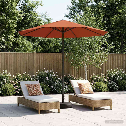 Sombrilla De Jardín 300 X 300 Cm Poliéster Rectangular