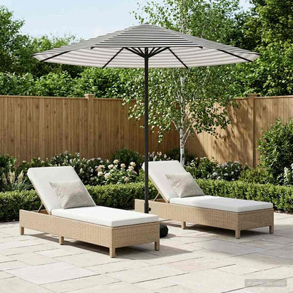 Sombrilla De Jardín 300 X 300 Cm Poliéster Rectangular