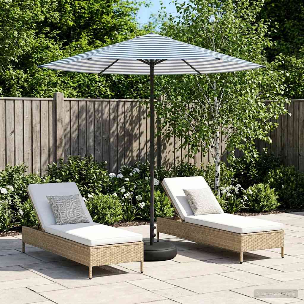 Sombrilla De Jardín 300 X 300 Cm Poliéster Rectangular
