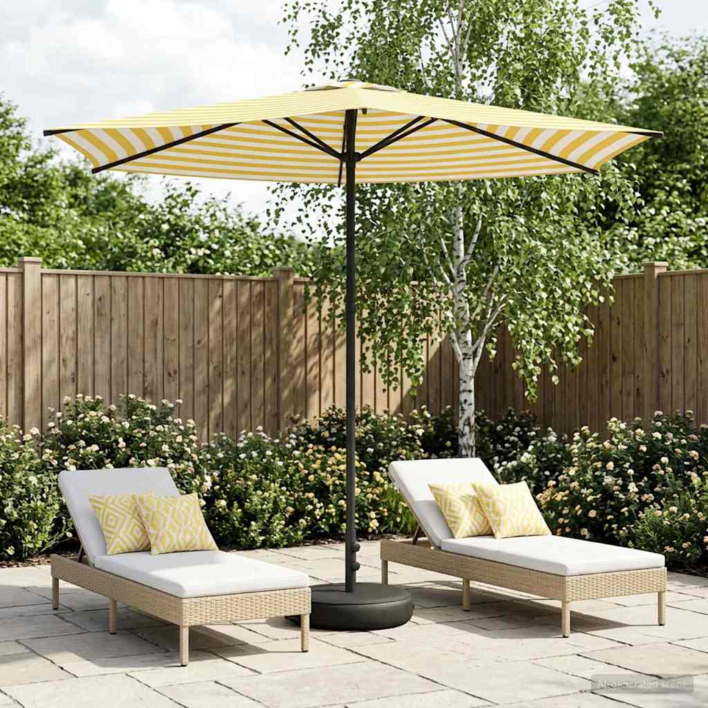 Sombrilla De Jardín 300 X 300 Cm Poliéster Rectangular