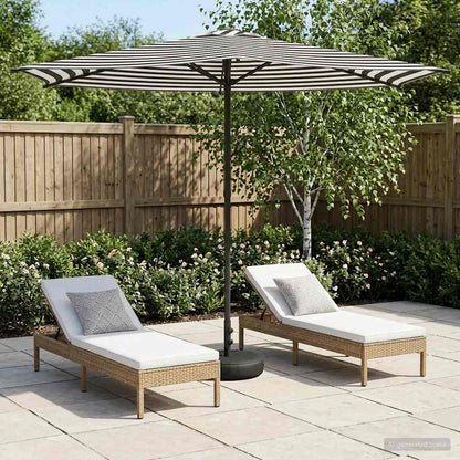 Sombrilla De Jardín 300 X 300 Cm Poliéster Rectangular