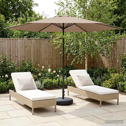 Sombrilla De Jardín 300 X 300 Cm Poliéster Rectangular
