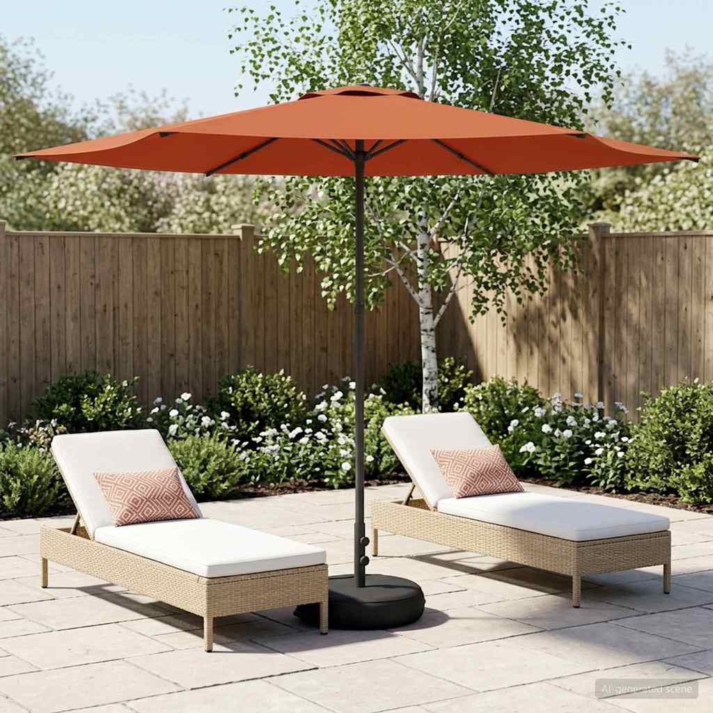 Sombrilla De Jardín 300 X 300 Cm Poliéster Rectangular