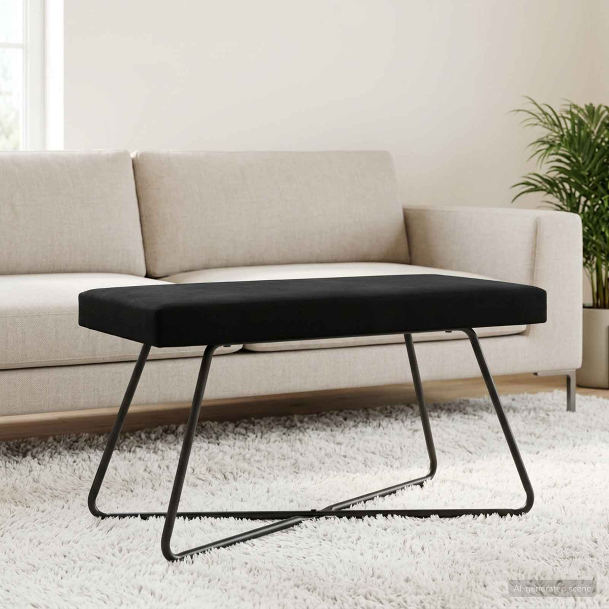 Banco 110 X 40 X 45 Cm Terciopelo