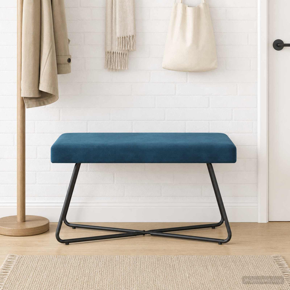 Banco 110 X 40 X 45 Cm Terciopelo