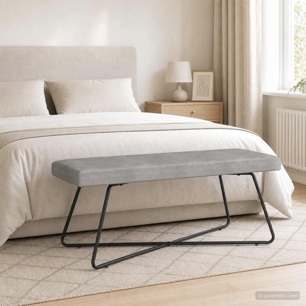 Banco 110 X 40 X 45 Cm Terciopelo