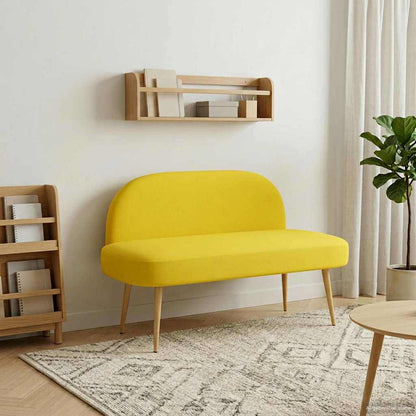 Banco Tapizado Con Respaldo 110 X 60 X 76 Cm