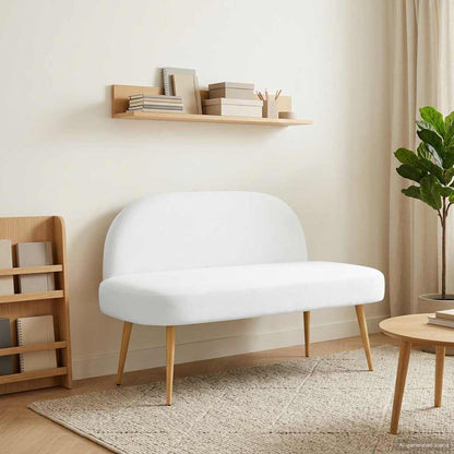 Banco Tapizado Con Respaldo 110 X 60 X 76 Cm
