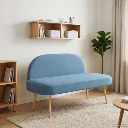 Banco Tapizado Con Respaldo 110 X 60 X 76 Cm