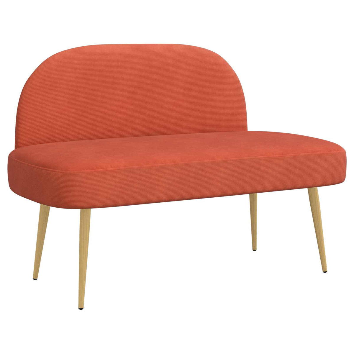 Banco Tapizado Con Respaldo 110 X 60 X 76 Cm