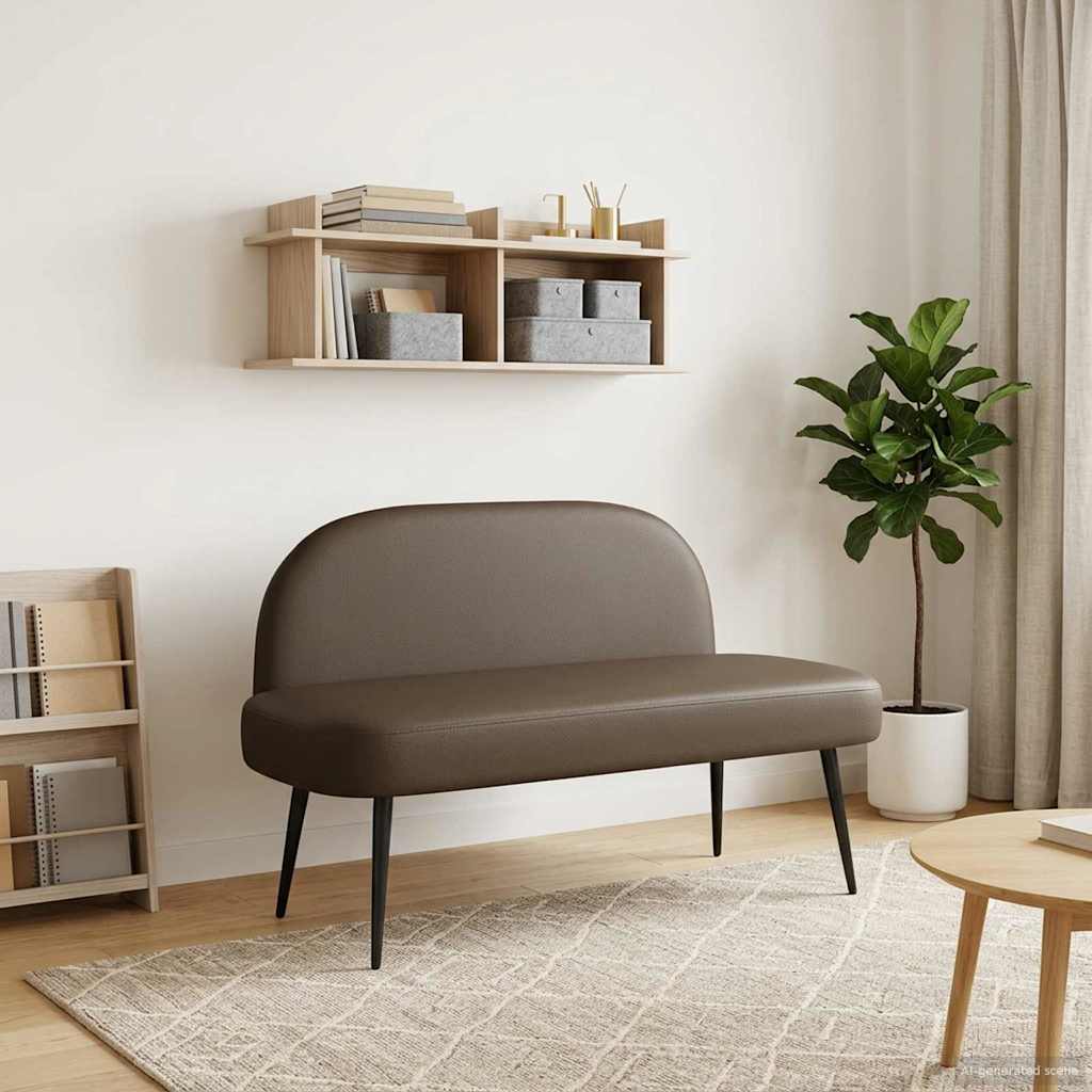 Banco Tapizado Con Respaldo 110 X 60 X 76 Cm