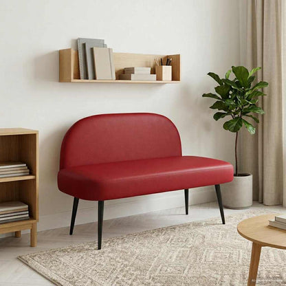 Banco Tapizado Con Respaldo 110 X 60 X 76 Cm
