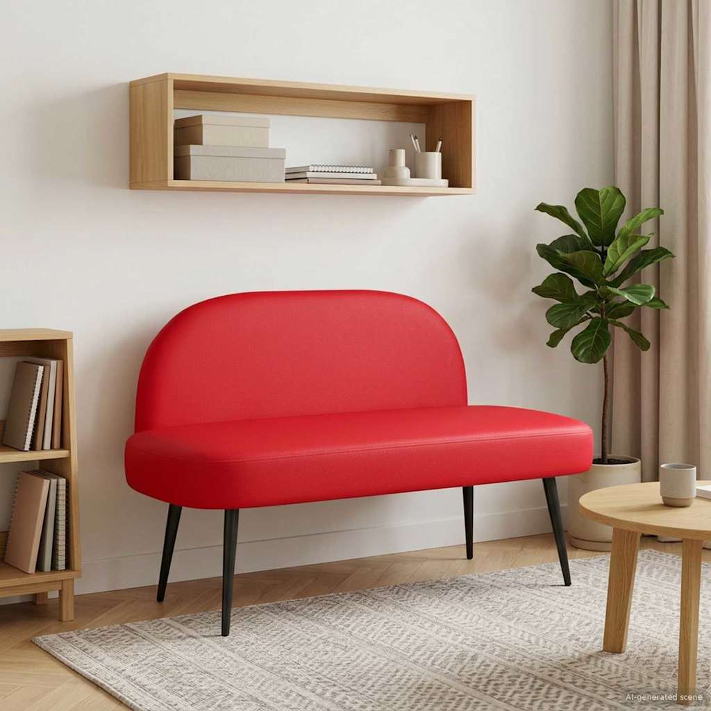 Banco Tapizado Con Respaldo 110 X 60 X 76 Cm