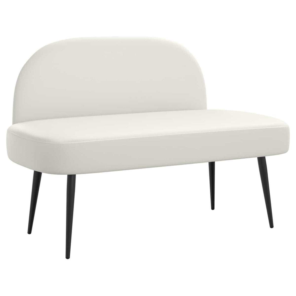 Banco Tapizado Con Respaldo 110 X 60 X 76 Cm