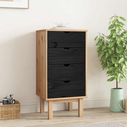 Cajonera Otta Madera Maciza De Pino 45X39X90 Cm