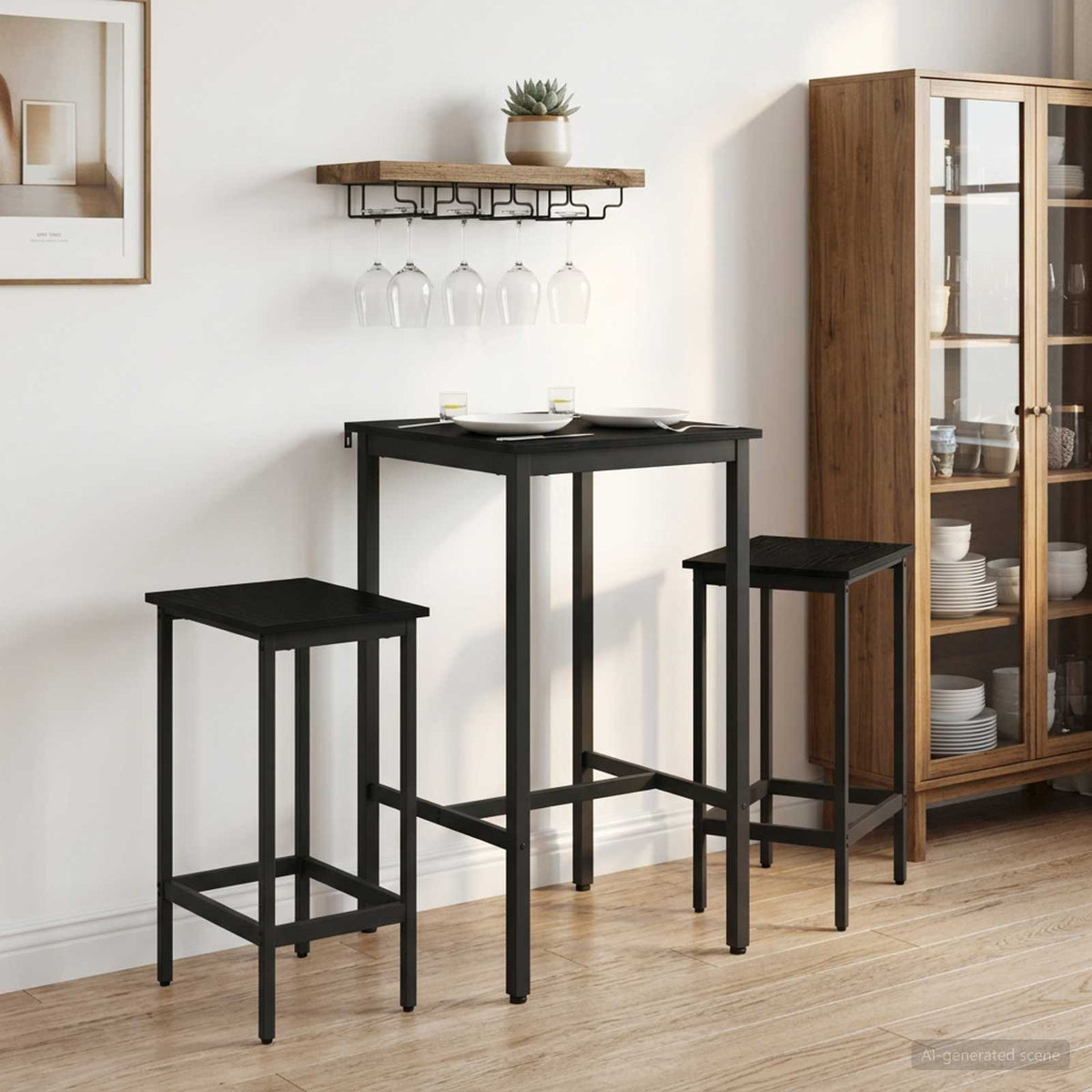 Mesa De Bar Madera De Ingeniería Rectangular