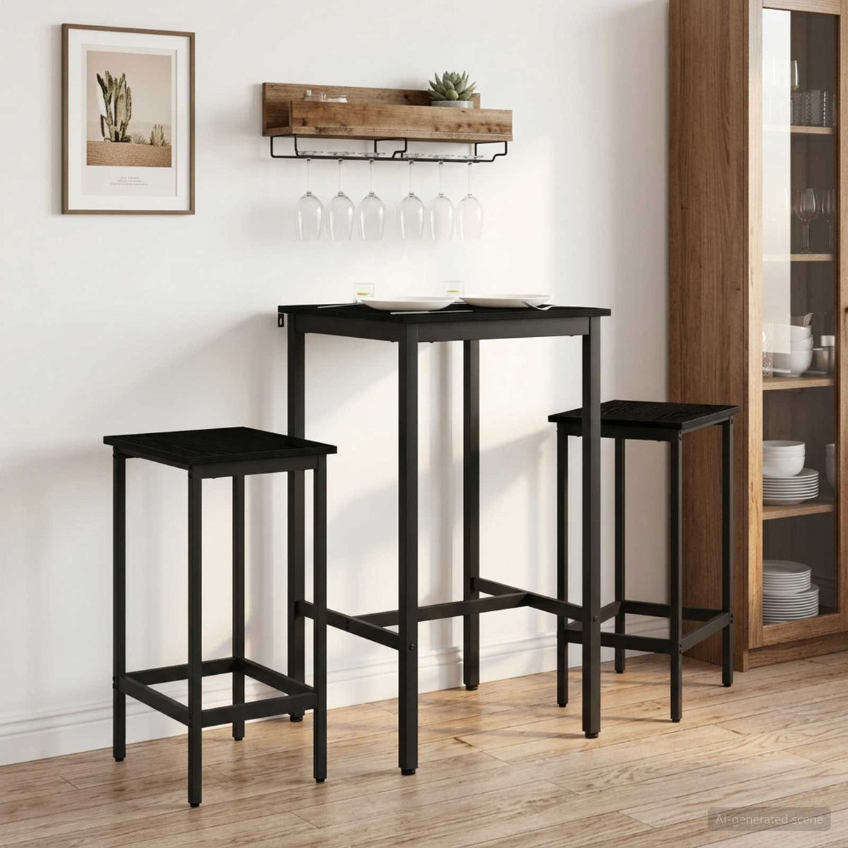 Mesa De Bar Madera De Ingeniería Rectangular