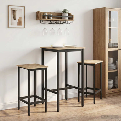 Mesa De Bar Madera De Ingeniería Rectangular