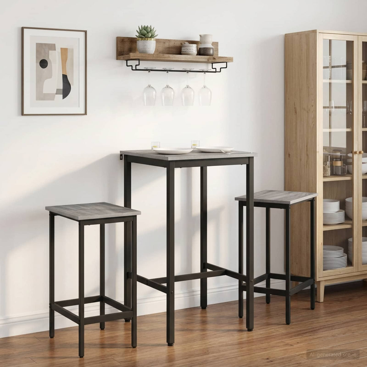Mesa De Bar Madera De Ingeniería Rectangular