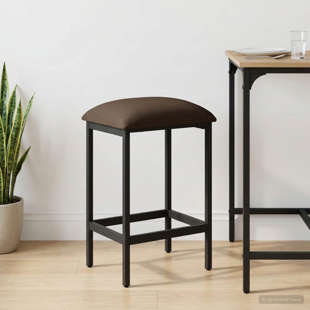Taburete De Bar Madera De Ingeniería