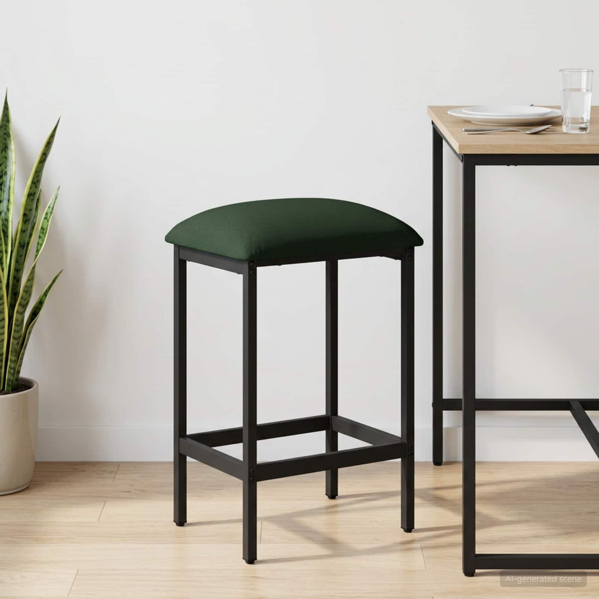 Taburete De Bar Madera De Ingeniería