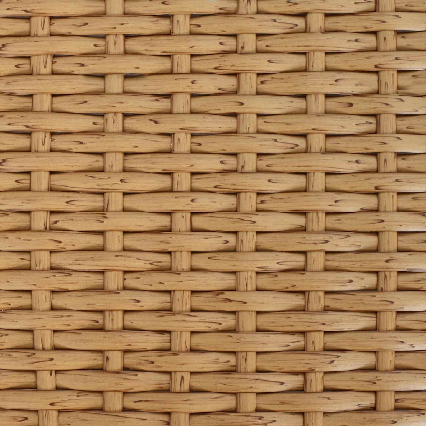 Mesa De Jardín 55 X 55 X 37 Cm Rattan Pe Y Cristal