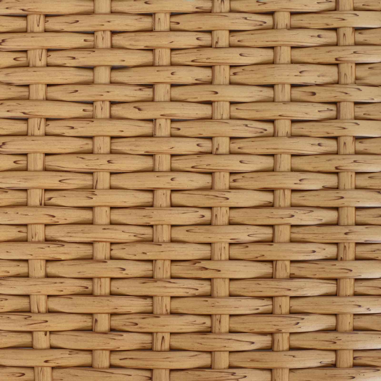 Mesa De Jardín 55 X 55 X 37 Cm Rattan Pe Y Cristal