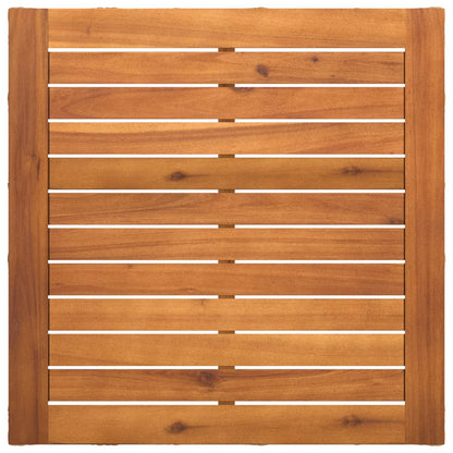 Mesa De Jardín 55 X 55 X 37 Cm Rattan Pe Y Cristal