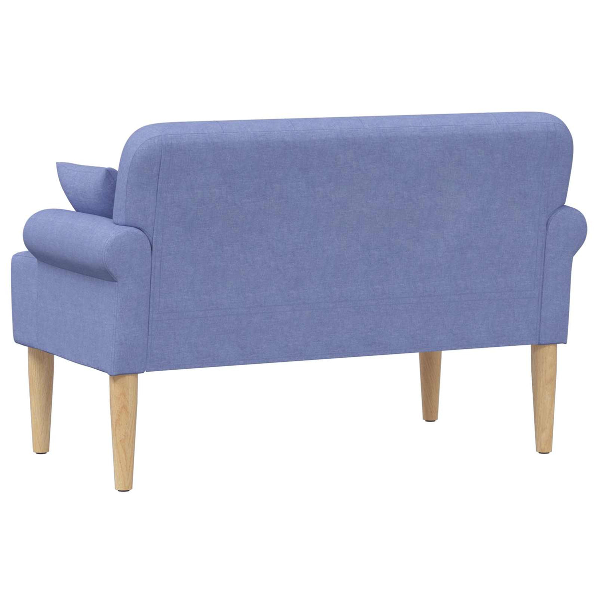 Sofá Amoroso Con Botones Acolchados Azul Jeans 120 X 65 X 79 Cm