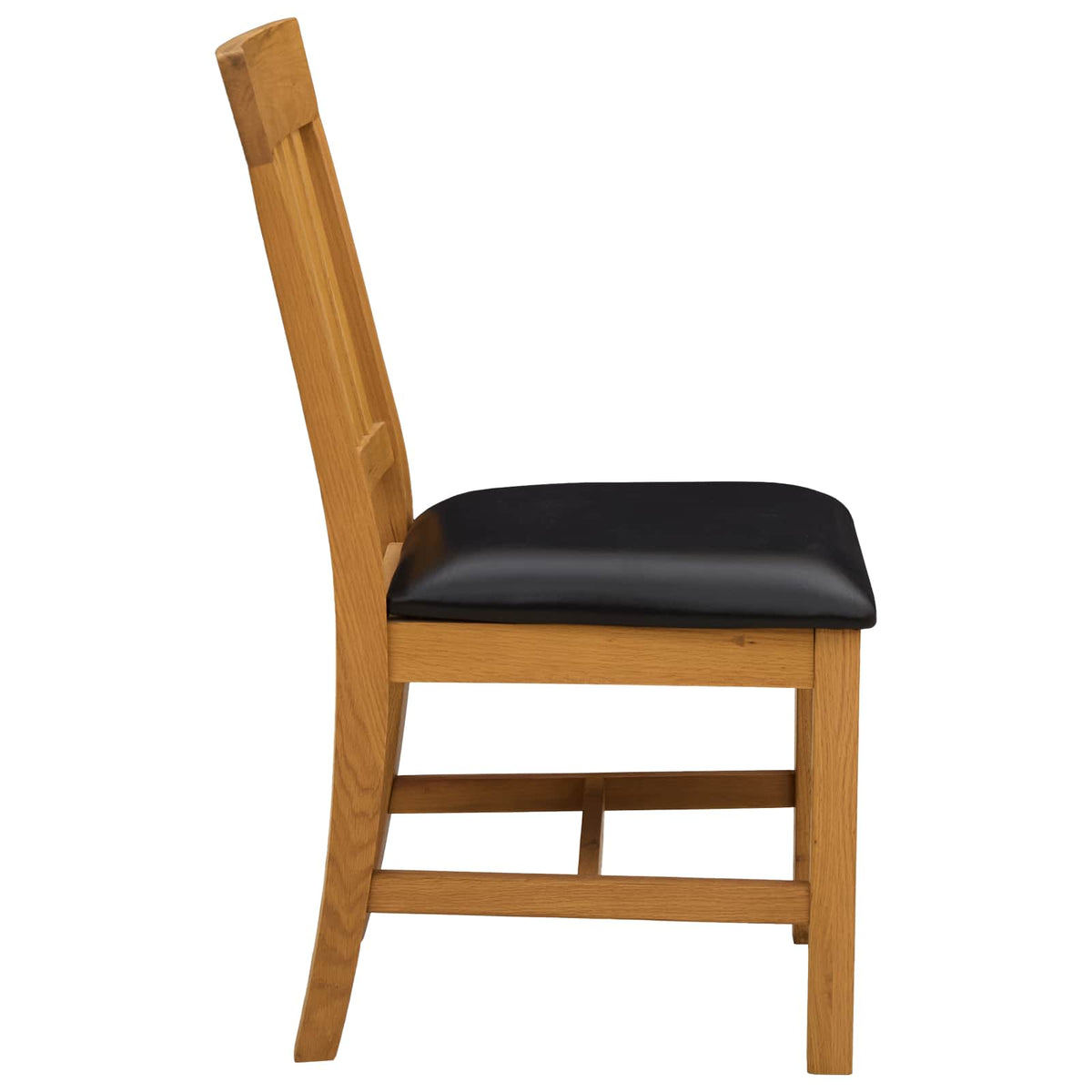 Silla De Comedor Venlo 2 Uds. Madera De Roble Sólido