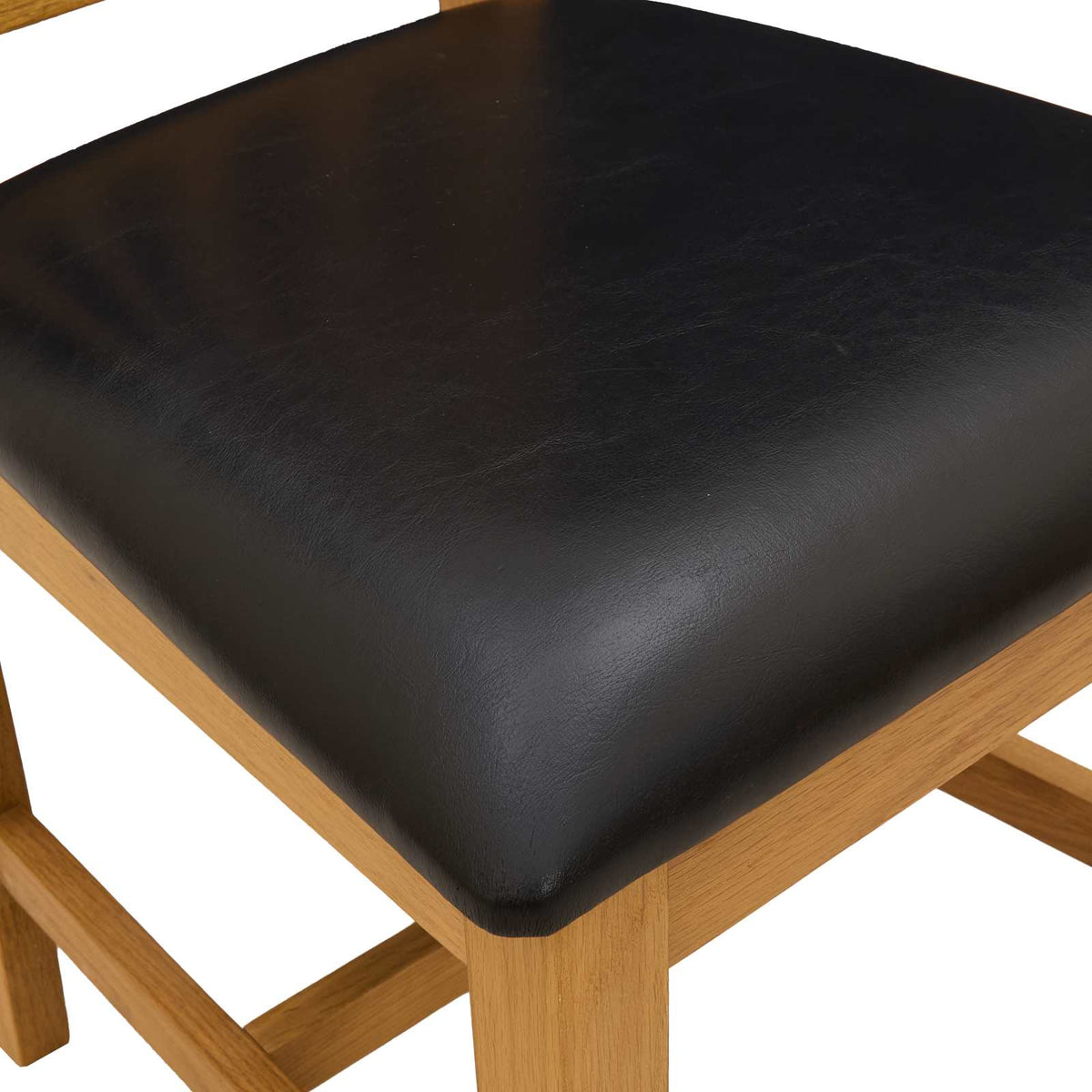 Silla De Comedor 2 Uds. Madera De Roble Sólido