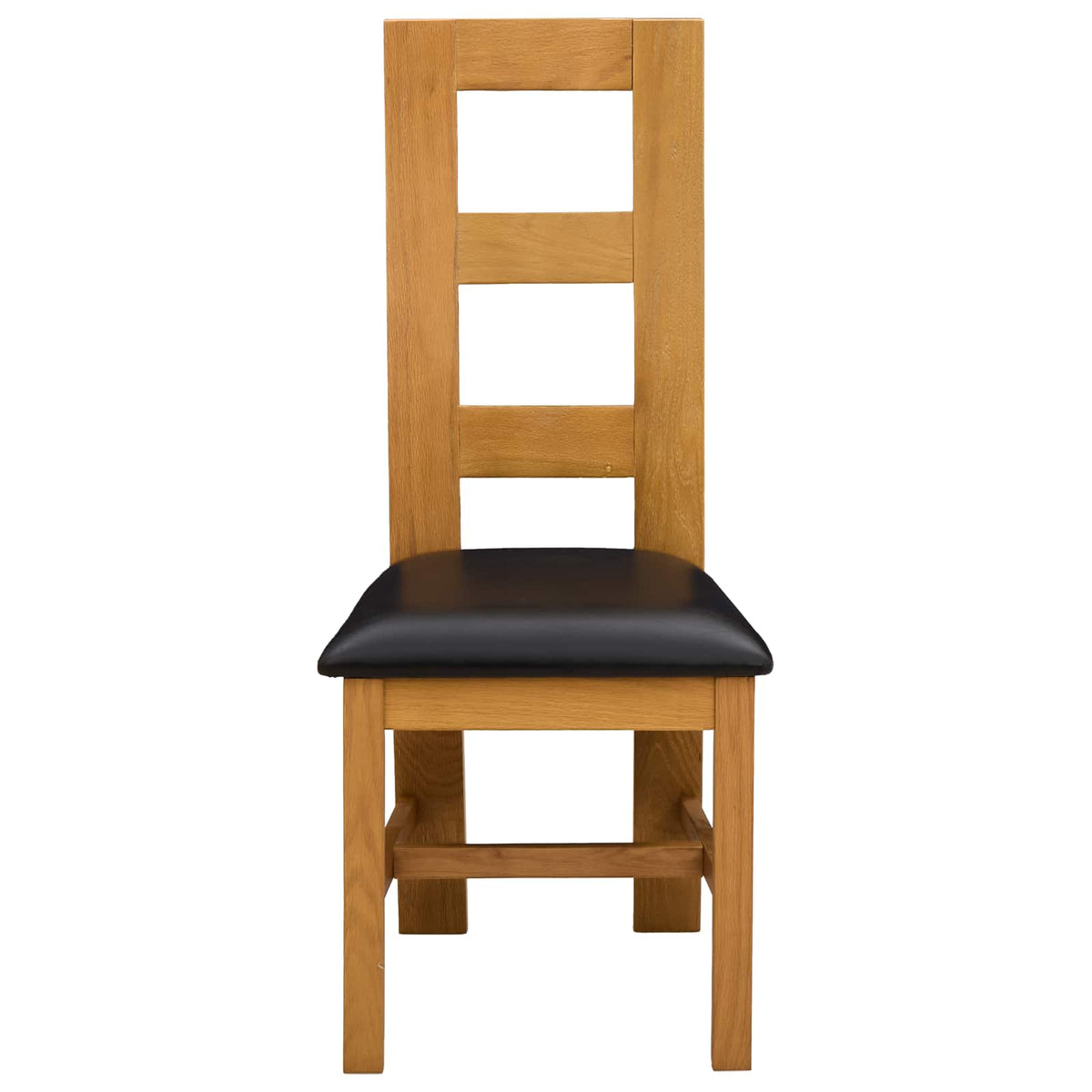 Silla De Comedor 2 Uds. Madera De Roble Sólido