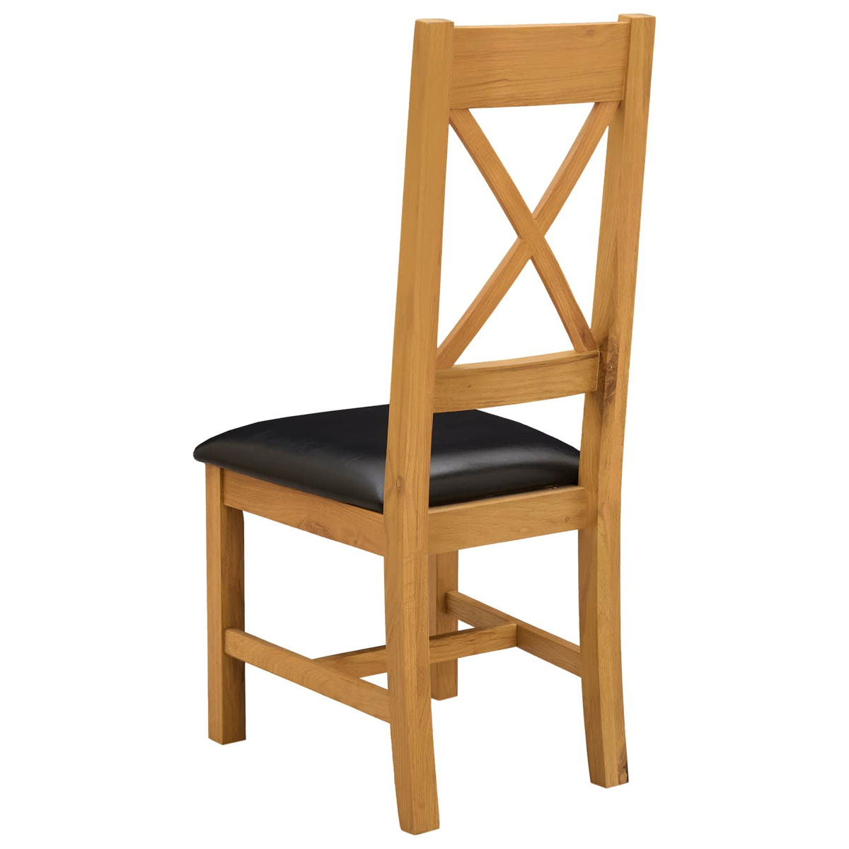 Silla De Comedor 2 Uds. Madera De Roble Sólido