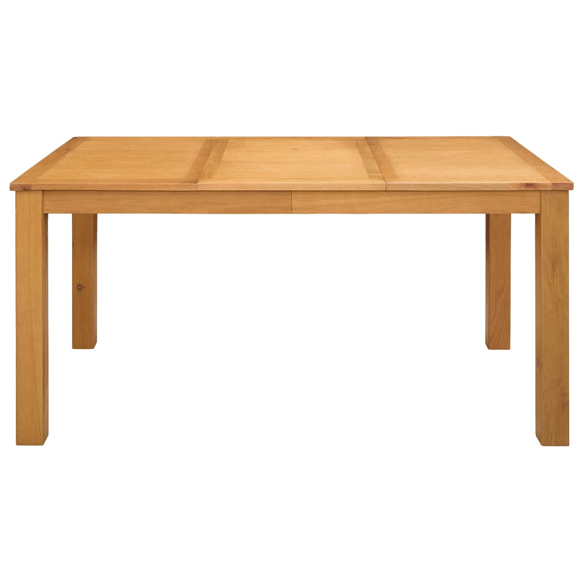 Mesa De Comedor Madera De Roble Sólido Natural