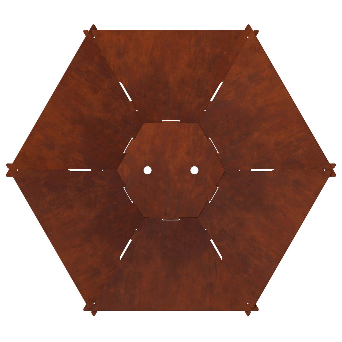 Hoguera Oxidado 58,5 X 51,5 X 19,5 Cm