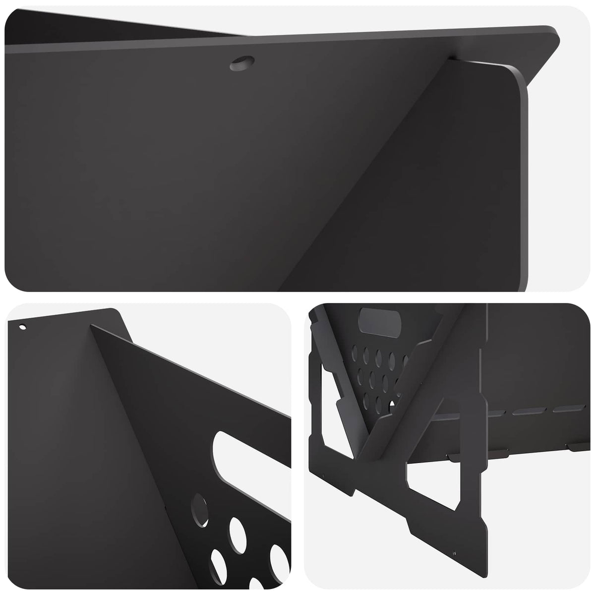 Hoguera Negro 60 X 40 X 20 Cm