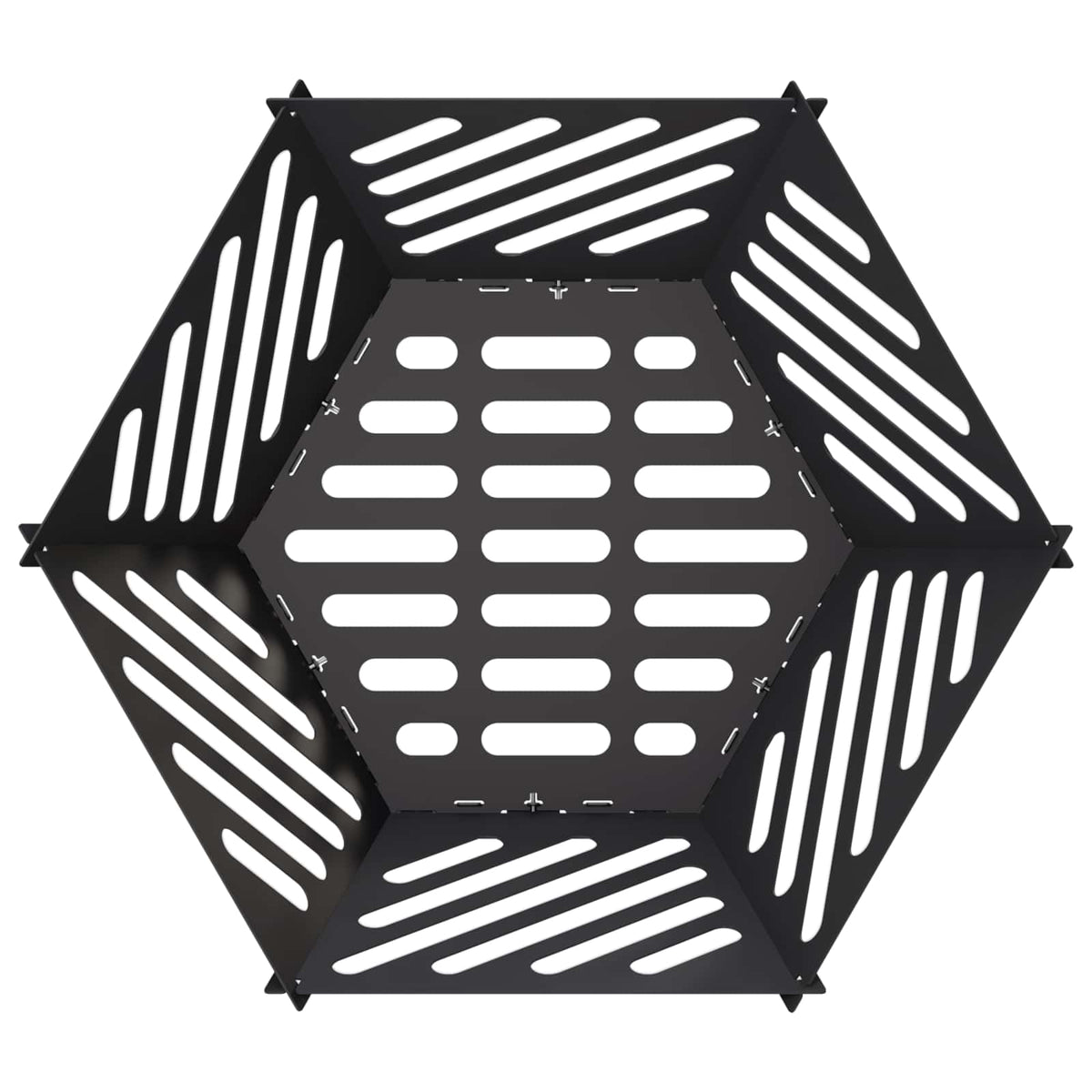 Hoguera Negro 60 X 53 X 30 Cm