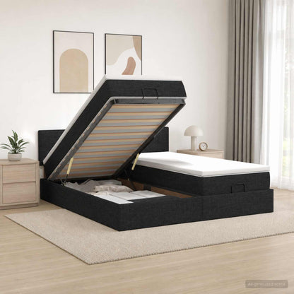 Estructura Cama Otomana Colchones Tela 200X200Cm