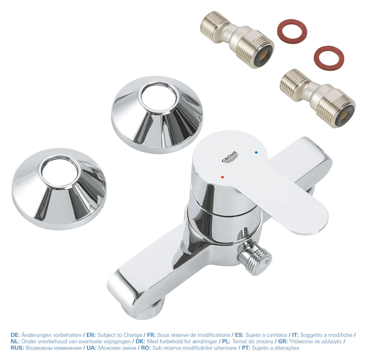 Ducha Grohe bauedge monomando cromo