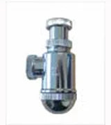 Sifón botella horizontal Jimten lavabo 1 1/4" cromo Ø32mm R-13L