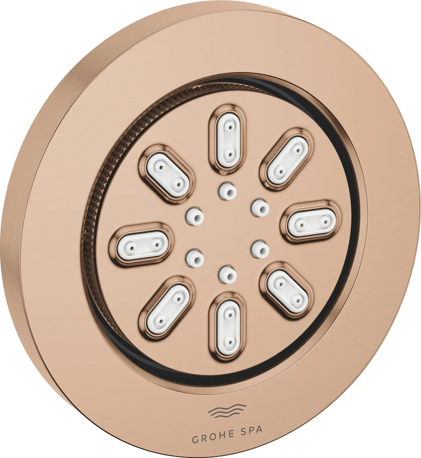 Rociador de ducha redondo grohe rainshower aqua - Cobre Cepillado