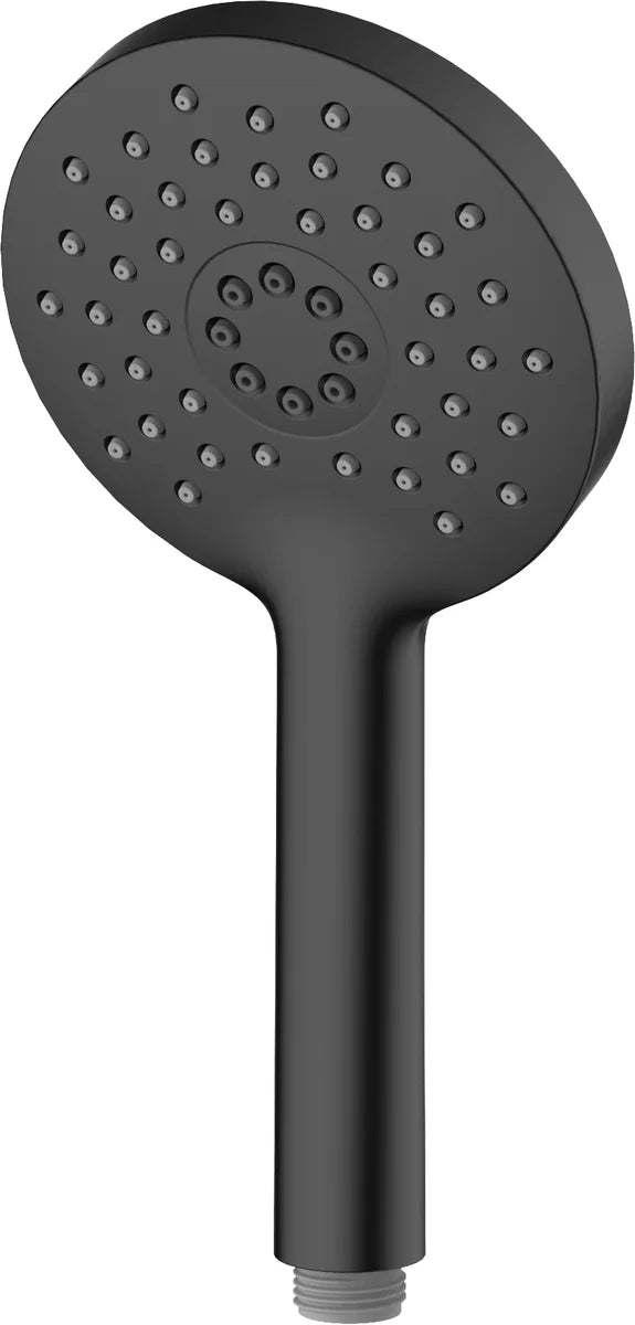 Columna de grifería para ducha termostático Stillo Hades negro mate rociador mural 2 vías Ø250mm maneral de 3 funciones