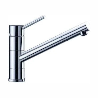 Grifo monomando de fregadero Stillo Trevi acabado cromo de caño alto curvo diseño funcional y elegante